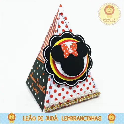 Caixinha Piramide minnie modelo 2