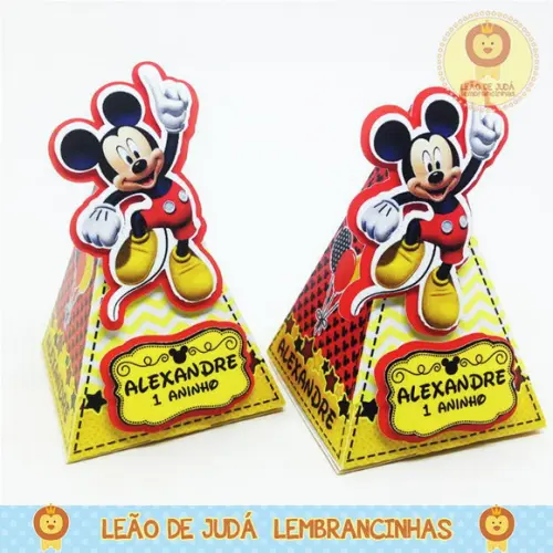 Caixinha Piramide mickey modelo 2
