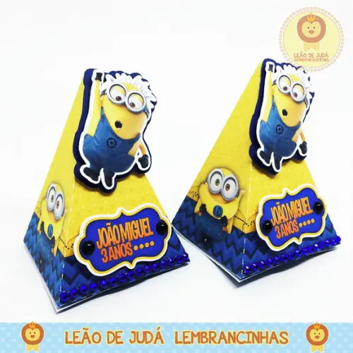 Caixinha Piramide Minions