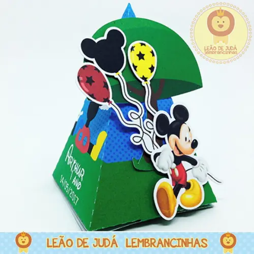Caixinha Piramide mickey