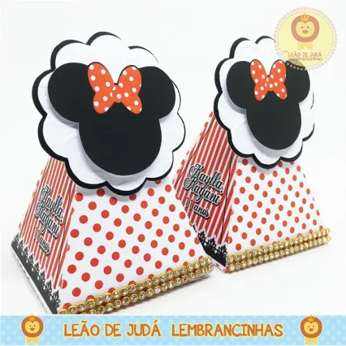 Caixinha Piramide minnie