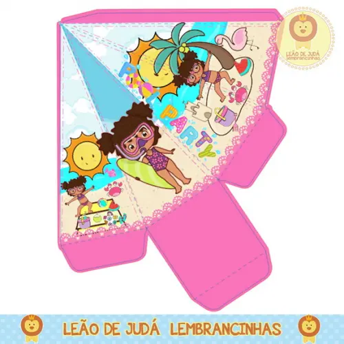 caixinha pirâmide pool party