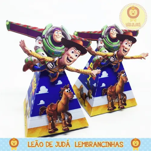 Caixinha Piramide Tema toy story