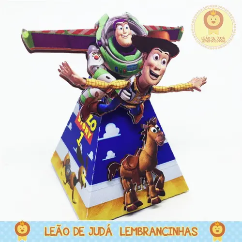 Caixinha Piramide Tema toy story