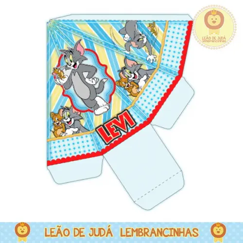 caixinha pirâmide tom e jerry