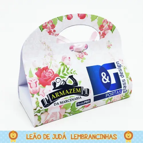 Caixinha Porta Esmalte e mini Lixa tema Outubro rosa