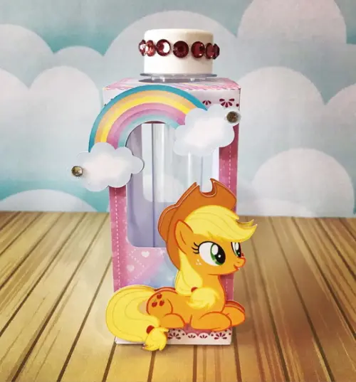 Caixinha Porta Tubete Tema My Little Pony