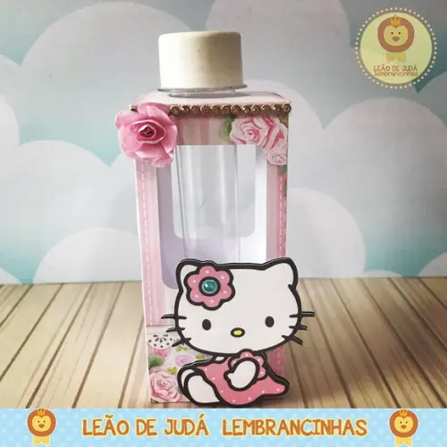 Caixinha Porta Tubete Tema Hello Kitty