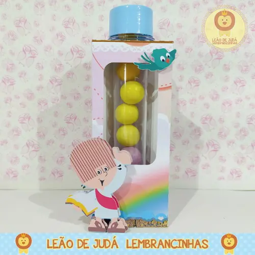 Caixinha porta tubete tema turma do cristãozinho