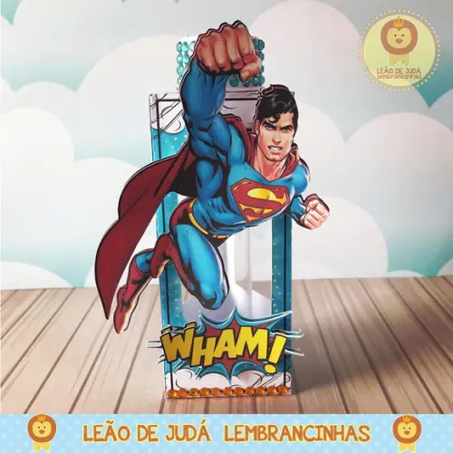 Caixinha porta tubete tema superman