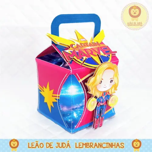 Caixinha Seul tema Capitã Marvel