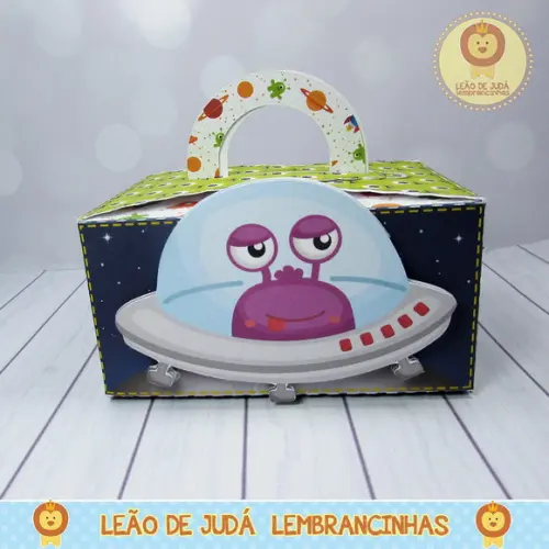 Caixinha Small tema Astronauta