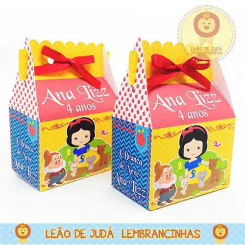 Caixinha Sorriso tema Branca de neve modelo 2