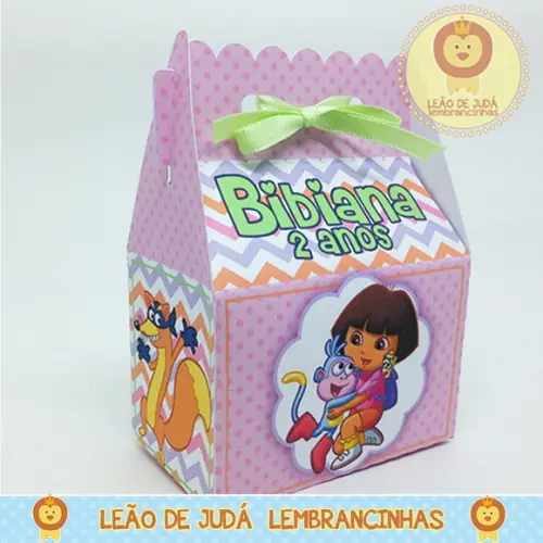 Caixinha Sorriso tema Dora Aventureira