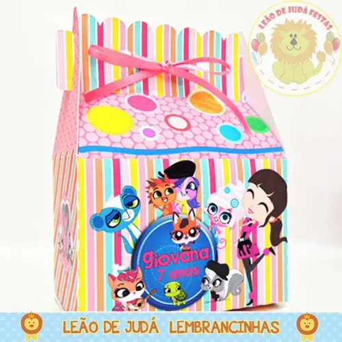 Caixinha Sorriso tema My little pet shop