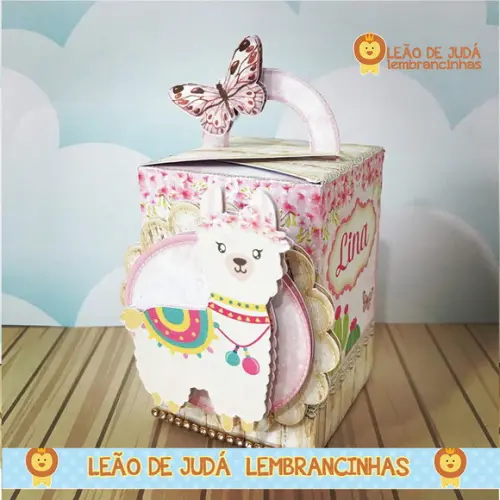 Caixinha Suécia Lhama
