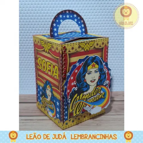 Caixinha Suécia Mulher Maravilha