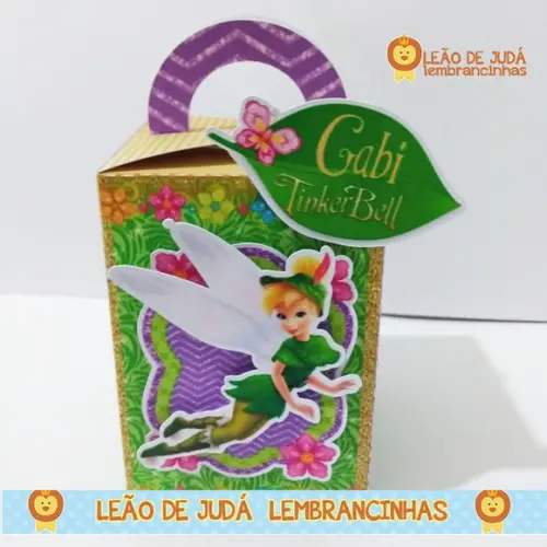 Caixinha Suécia tema TINCKER BELL