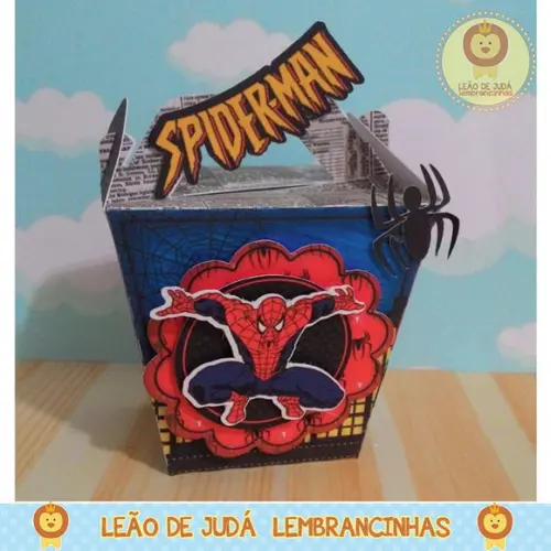Caixinha Sushi Homem Aranha
