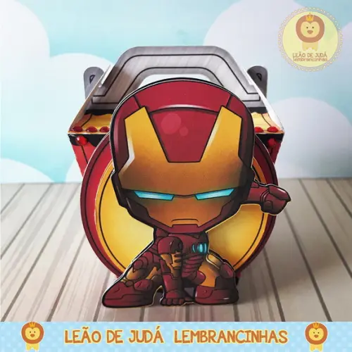 Caixinha sushi homem de ferro
