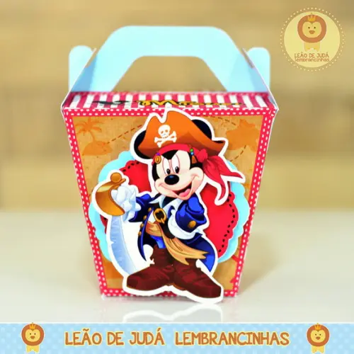 Caixinha Sushi Mickey Pirata