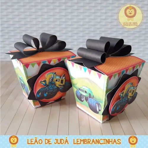 Caixinha sushi tema Blaze and the Monster Machines