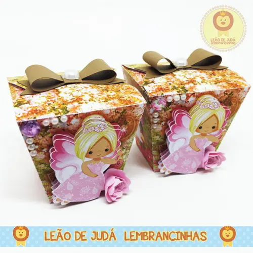 Caixinha Sushi Tema Fadas