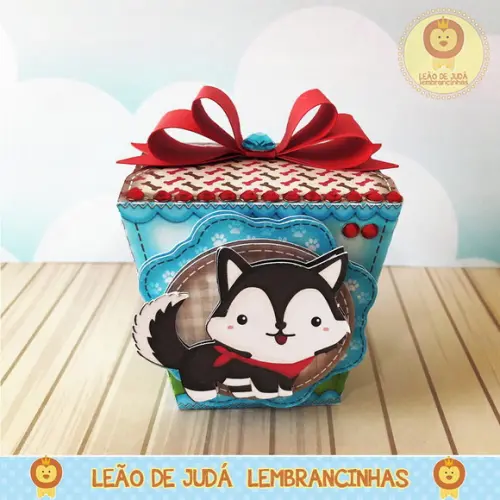 Caixinha Sushi Tema Cachorrinho