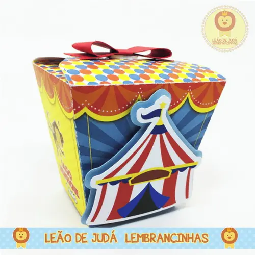 Caixinha Sushi tema circo