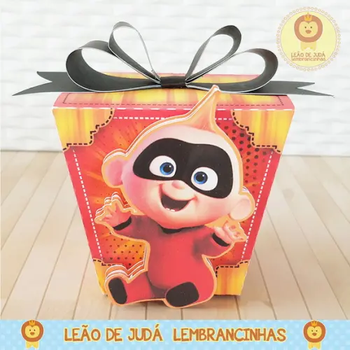 Caixinha sushi tema os incríveis