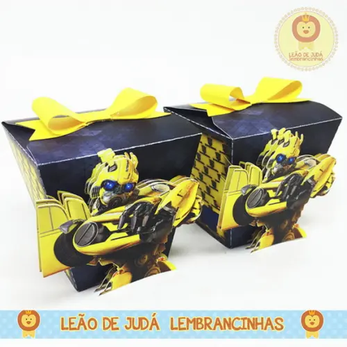 Caixinha Sushi Tema Transformers