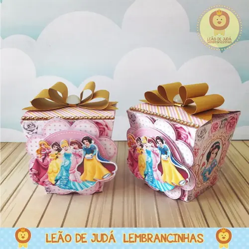 Caixinha Sushi Tema Princesas Disney