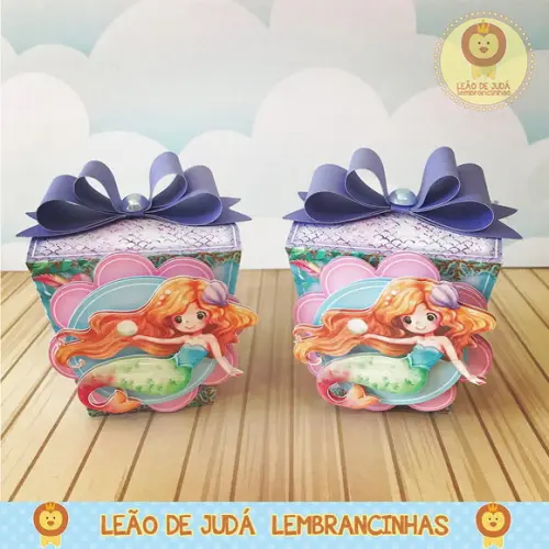 Caixinha sushi tema sereia