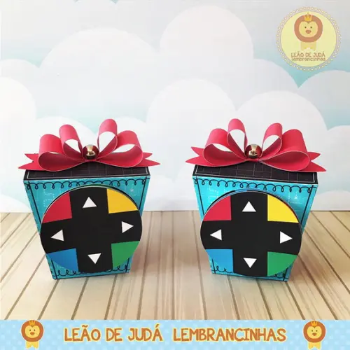 Caixinha sushi tema video game