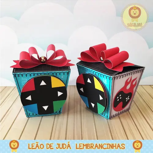 Caixinha sushi tema video game