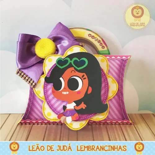 Caixinha Travesseiro Tema bingo e rolly