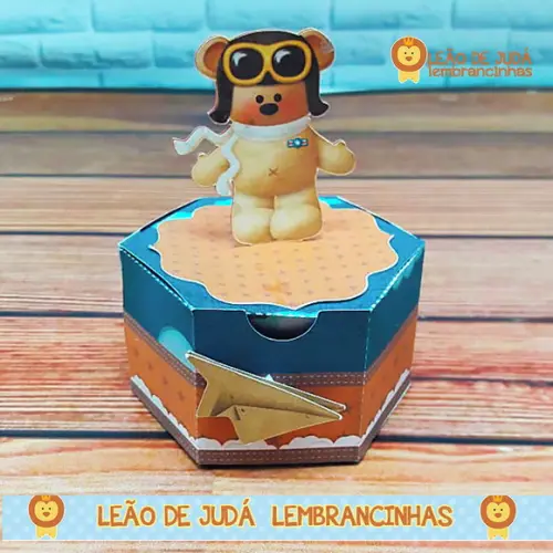 Caixinha URSO AVIADOR