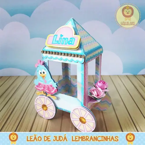 Carrinho de Pipoca tema Galinha Pintadinha