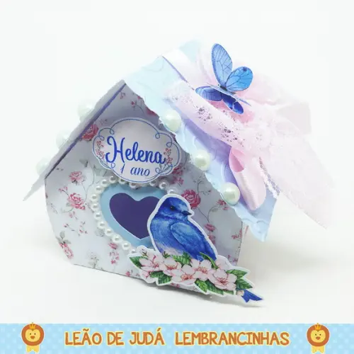 Casa Passarinho molde Redondo