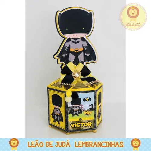 Centro de Mesa Tema Batman Cute