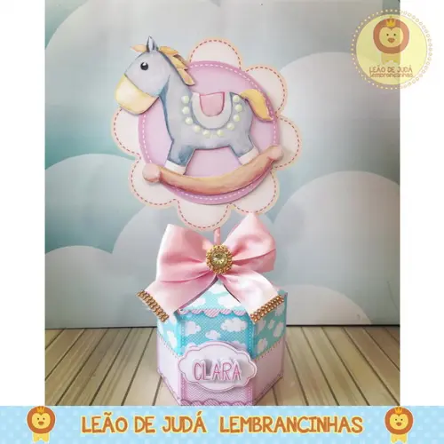 Centro De Mesa Tema Brinquedo Menina