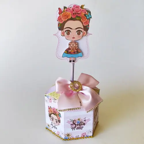 Centro de Mesa Tema Frida