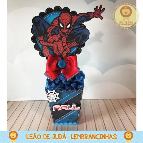 Centro De Mesa Tema Homem Aranha