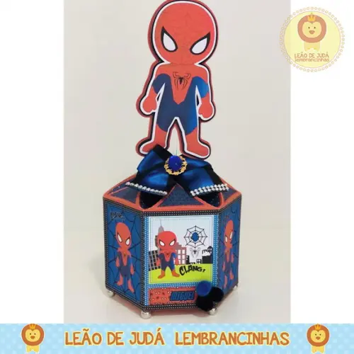 Centro De Mesa Tema Homem Aranha Cute