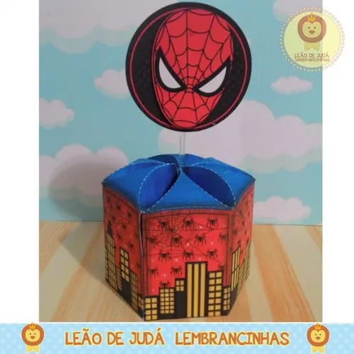 Centro de Mesa Tema Homem Aranha