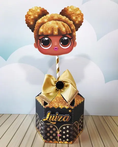 Centro de Mesa Tema Lol Queen Bee