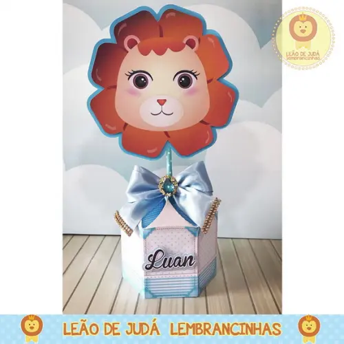 Centro De Mesa Tema Leãozinho