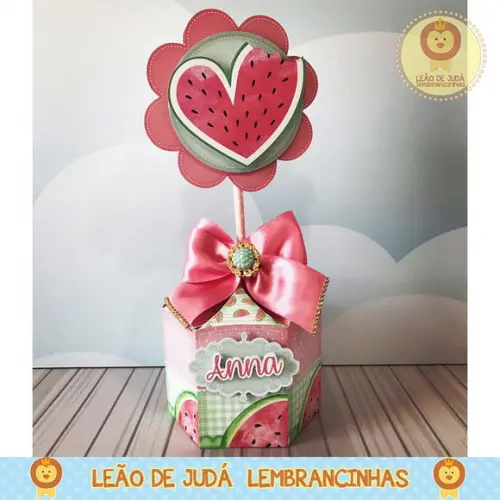 Centro De Mesa Tema Melancia