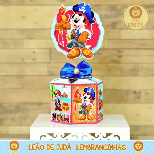 Centro de Mesa Tema Mickey Pirata