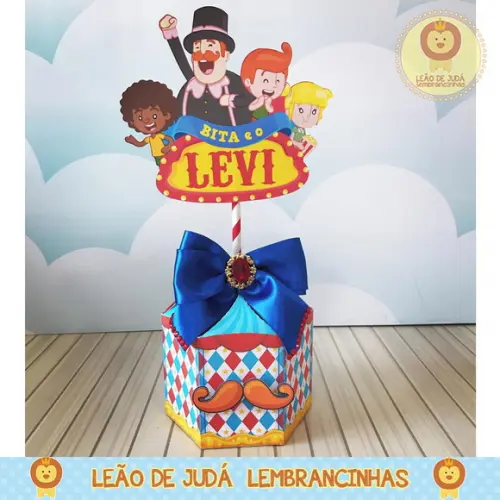Centro De Mesa Tema Mundo Bita Circo